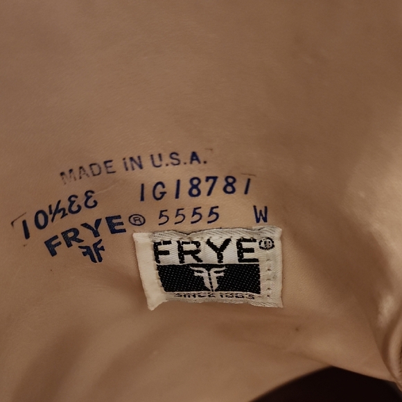 Frye Campus Chunky Boots made in USA - Picture 2 of 16